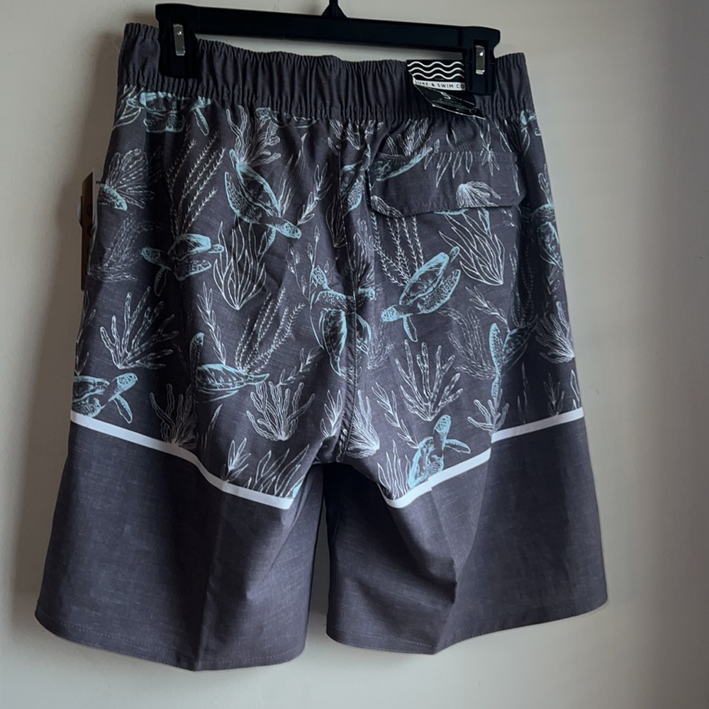 - Men's Swimming Surf & Swim Shorts Cargo Side Pocket Suit Beach Small - Picture 5 of 7